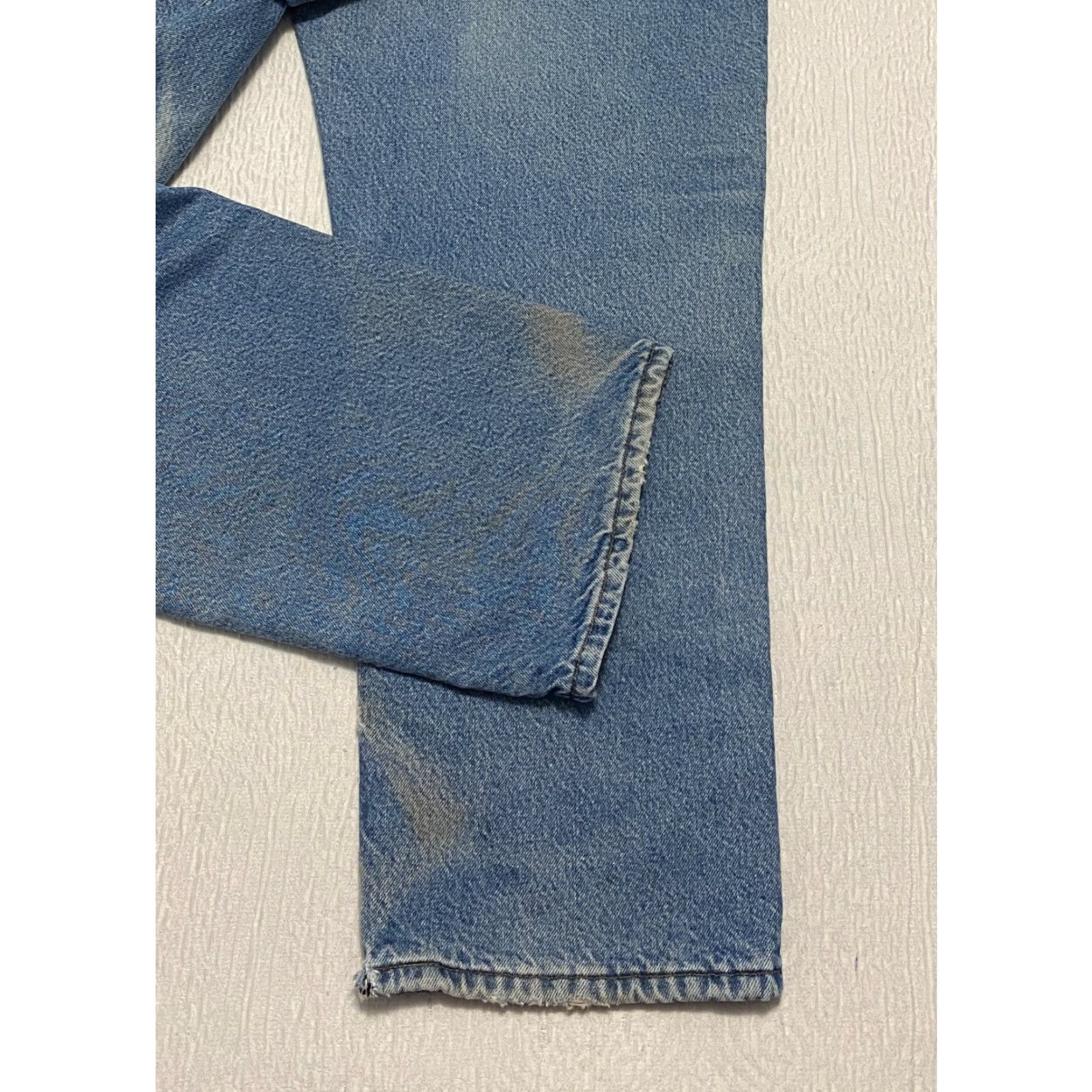 Carhartt VINTAGE Carhartt Fleece Lined Jeans 40×30 Blue B155 DST Relaxed Denim Pants Size US 40 / EU 56 - 4 Thumbnail