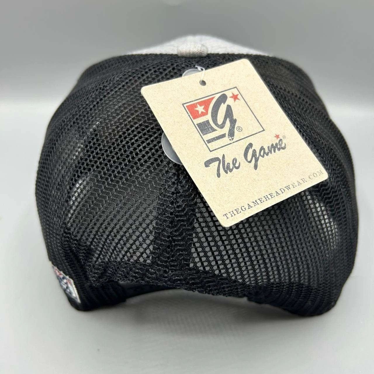 The Game Malibu Trucker Hat Men Gray Black Embroidered Snap Back Size ONE SIZE - 8 Thumbnail