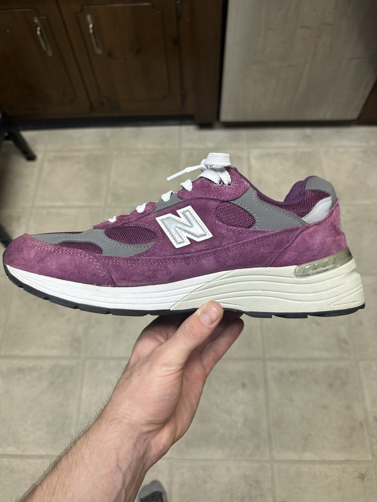 New Balance New Balance 992 Purple/Grey Size US 11 / EU 44 - 7 Thumbnail
