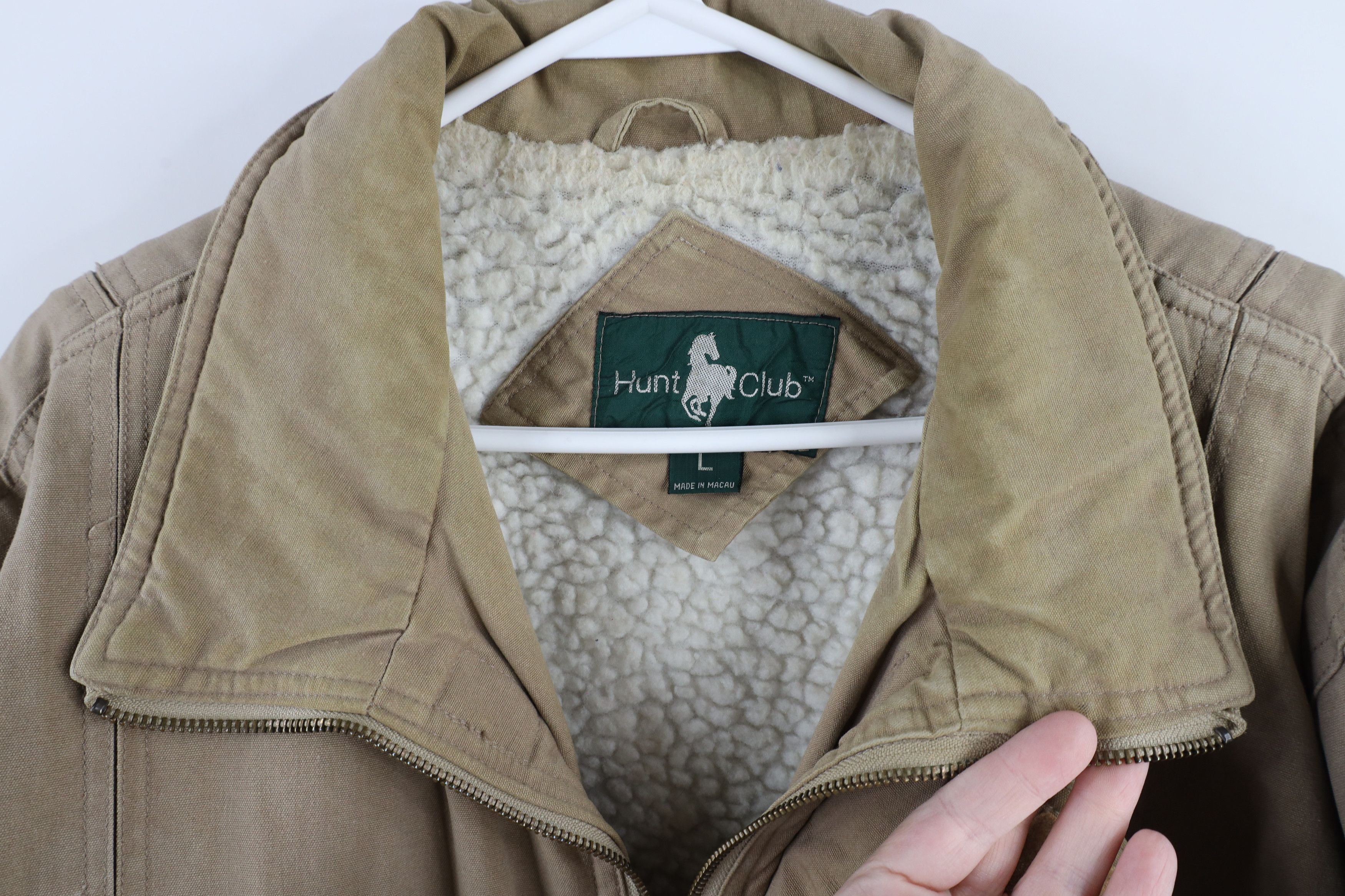 Vintage Vintage 90s Streetwear Deep Pile Fleece Lined Bomber Jacket Size US L / EU 52-54 / 3 - 10 Thumbnail