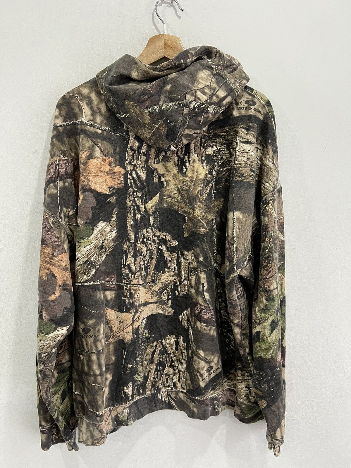 Vintage Vintage Camo Real Tree Mossy Oak Hoodie Sweater Size US XL / EU 56 / 4 - 3 Thumbnail
