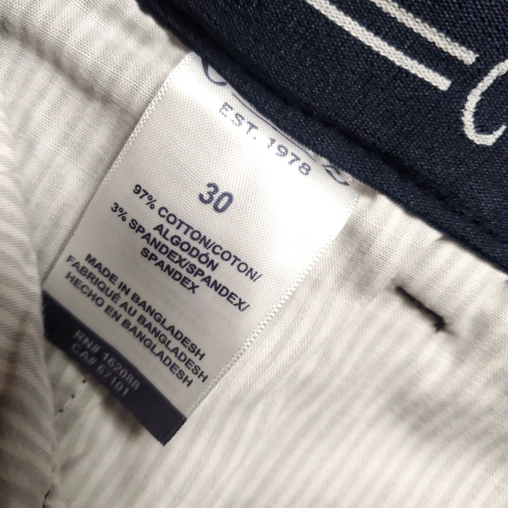 Chaps Chaps Brand New Mens Shorts Size 30 Blue Stretch Waist Comfort Chino 30x9 NWT Buttons Pocket Sl ong? Size US 31 - 4 Thumbnail