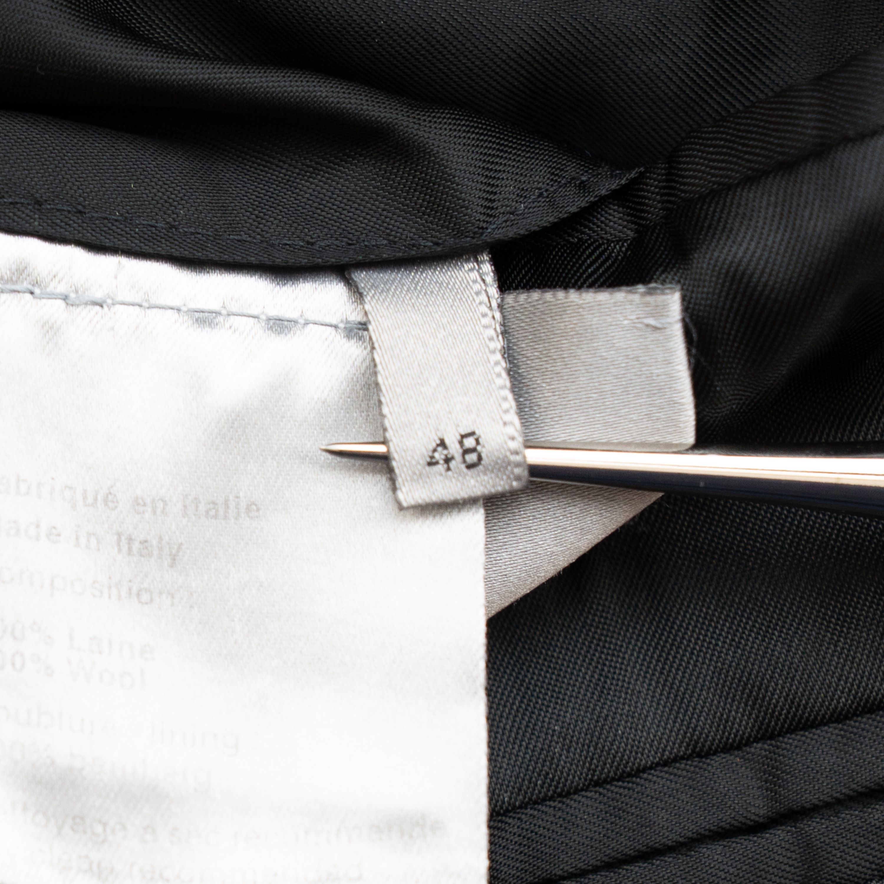 Dior Dior Homme SS05 Tuxedo Jacket BLACK Size 48R - 11 Thumbnail