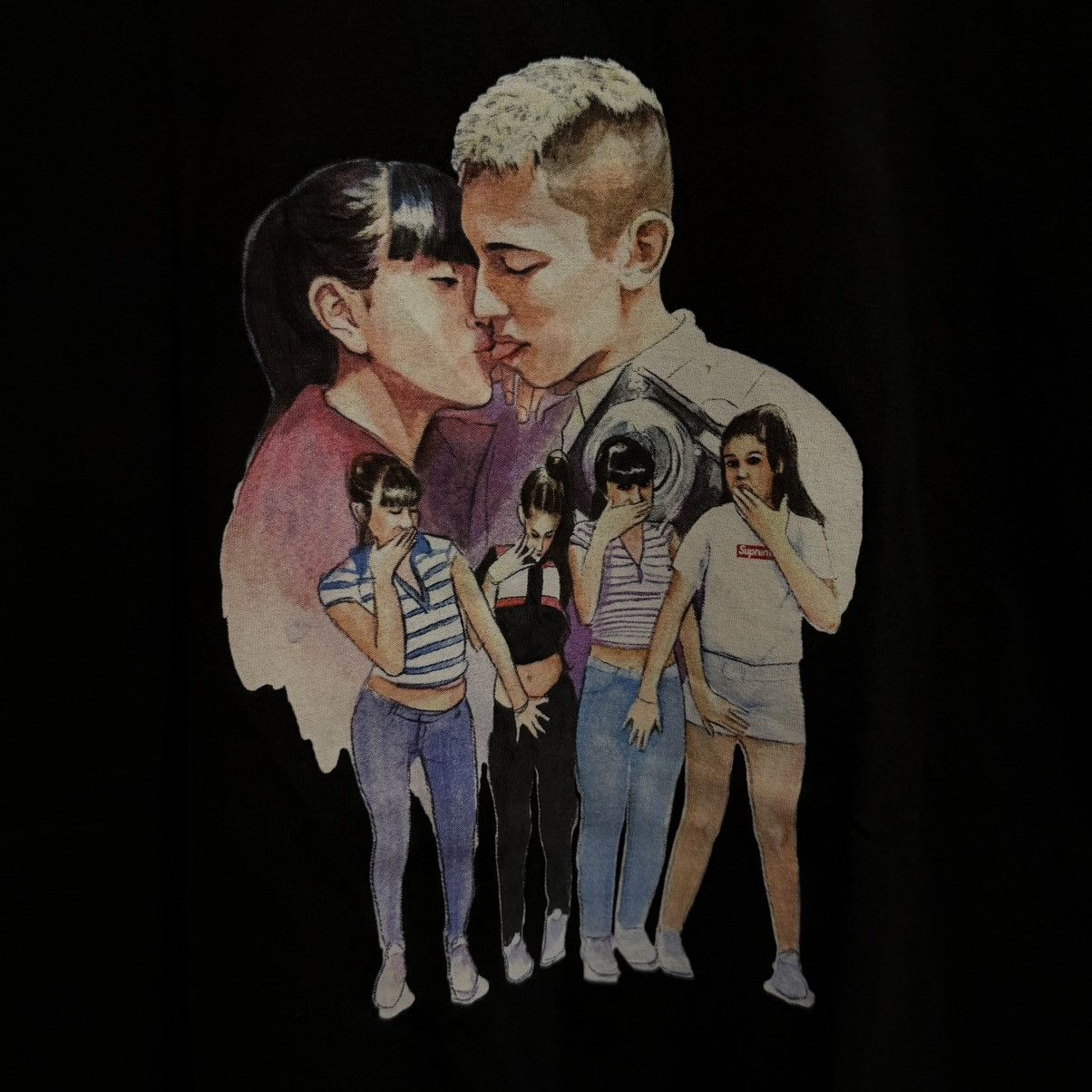 Supreme FW17 Supreme Kiss Tee Size US M / EU 48-50 / 2 - 2 Thumbnail