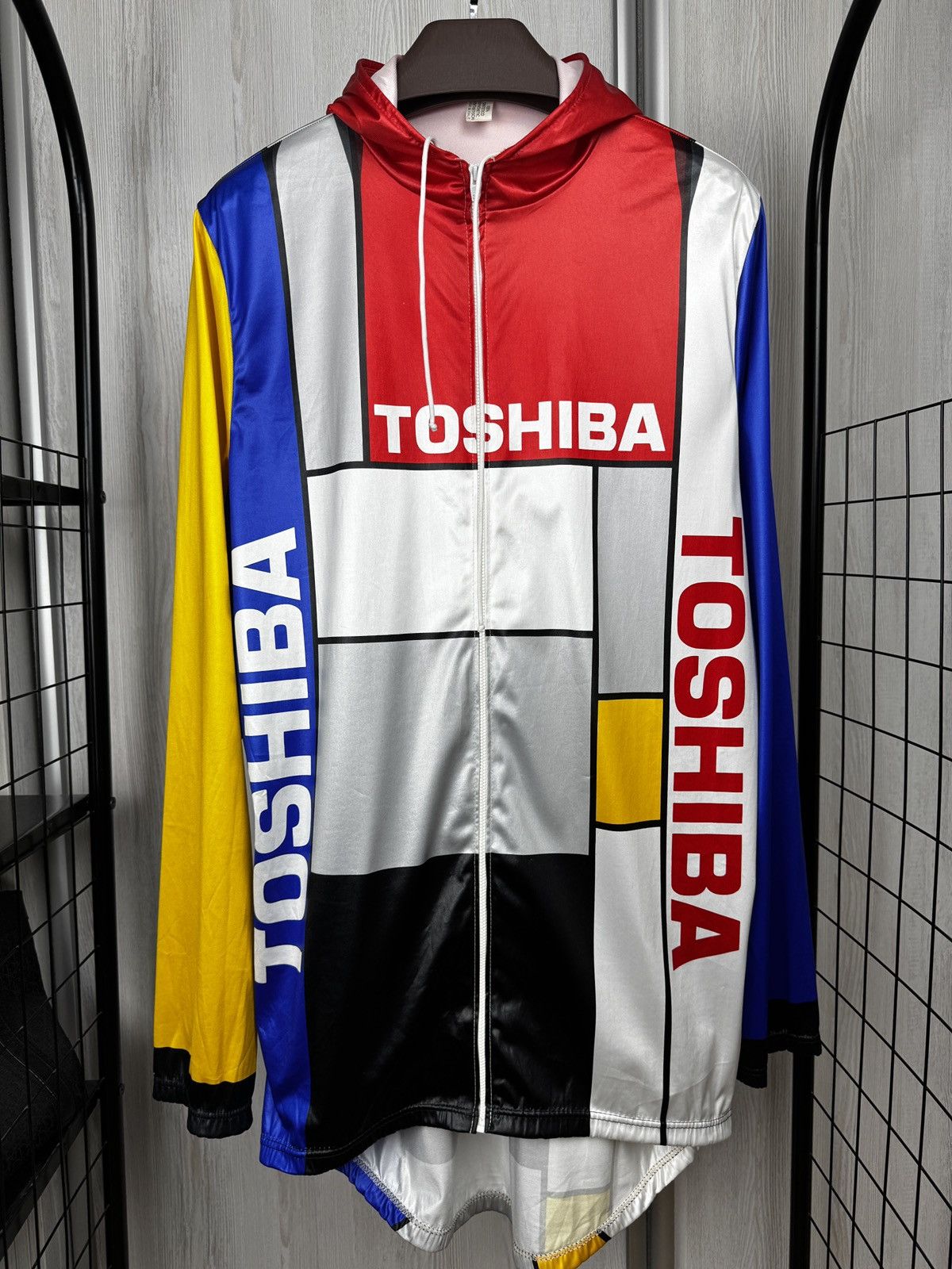Vintage Vintage 70s 80s Toshiba Mens warm cycling hoded jacket 5 Size US XL / EU 56 / 4 - 2 Thumbnail