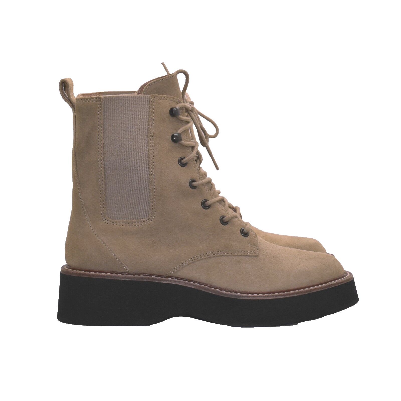 Madewell NEW MADEWELL The Helen Sand Suede Chelsea Boots Sz 6.5 $198 Size US 6.5 / IT 36.5 - 2 Thumbnail
