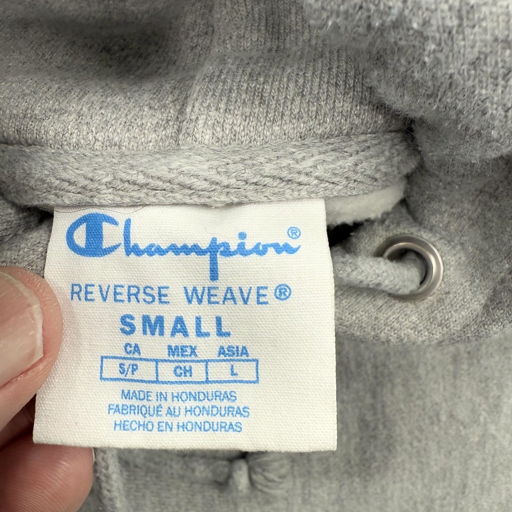 Champion Champion Reverse Weave Hoodie Mens Small Gray Fleece Pullover GF68 Size US S / EU 44-46 / 1 - 4 Thumbnail