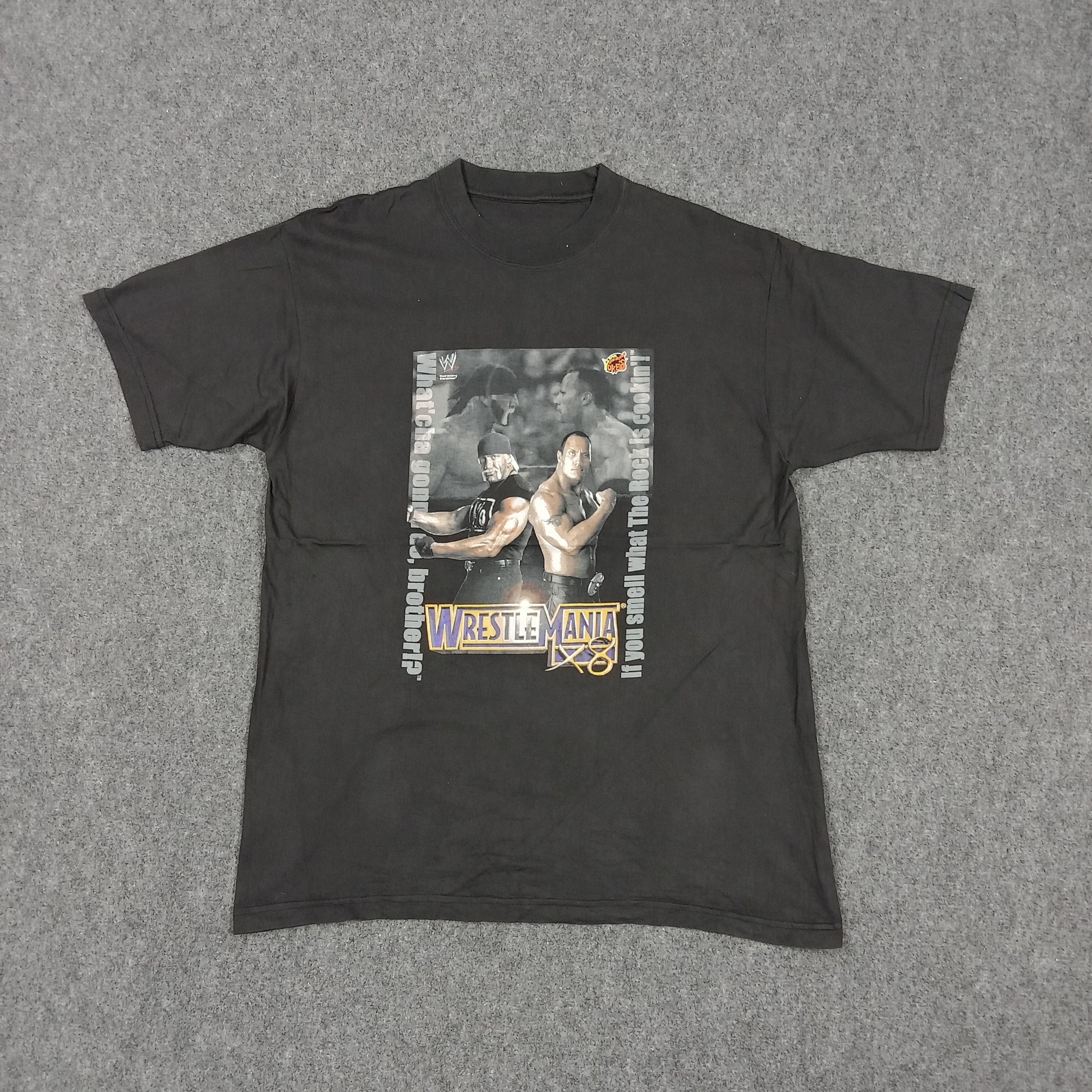 WWE Wrestle Mania The Rock Hulk Hogan Tshirt C294N30 Size US M / EU 48-50 / 2 - 1 Thumbnail