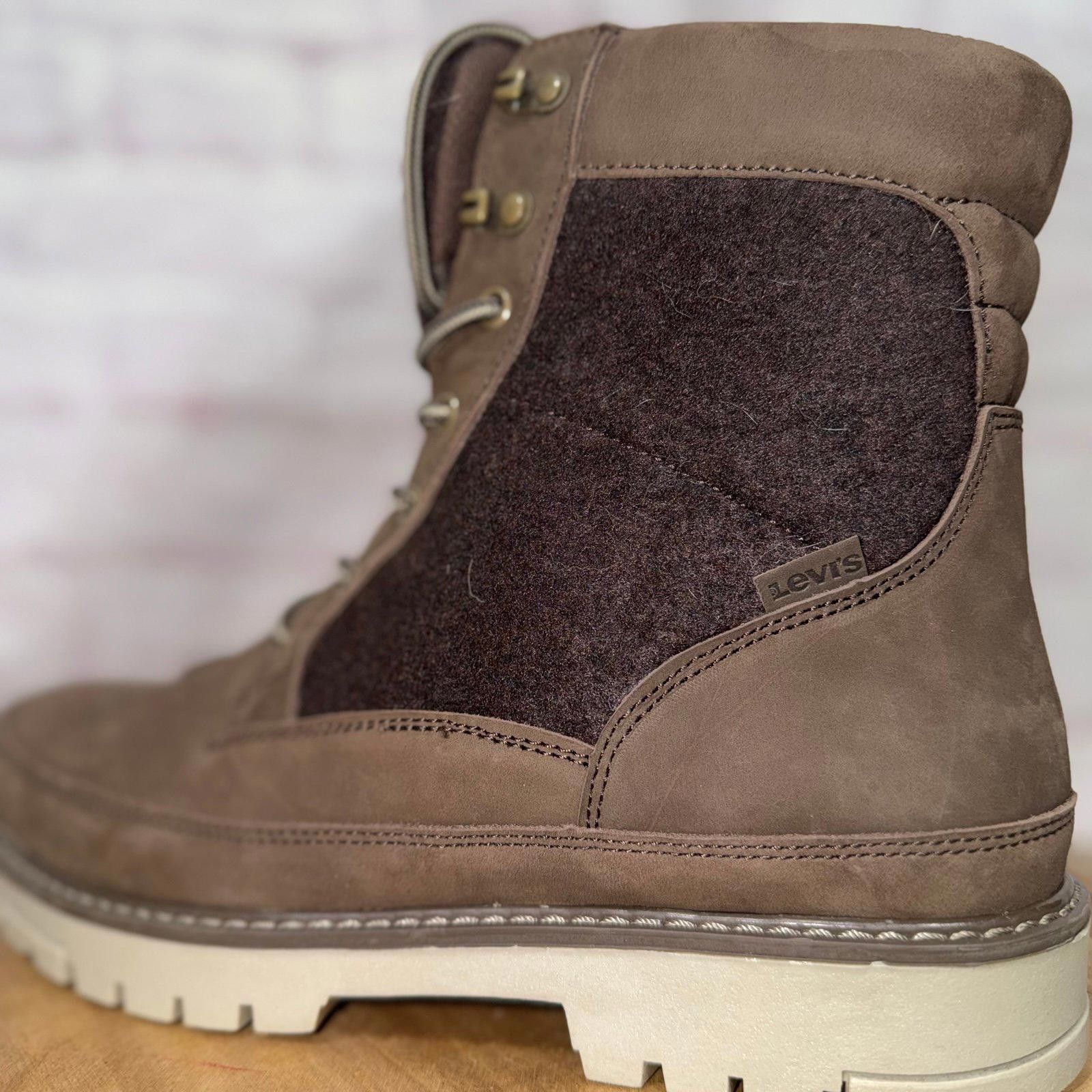 Levi's Levi's Men’s Brown Lace-Up Boots Size 10 Size US 10 / EU 43 - 5 Thumbnail