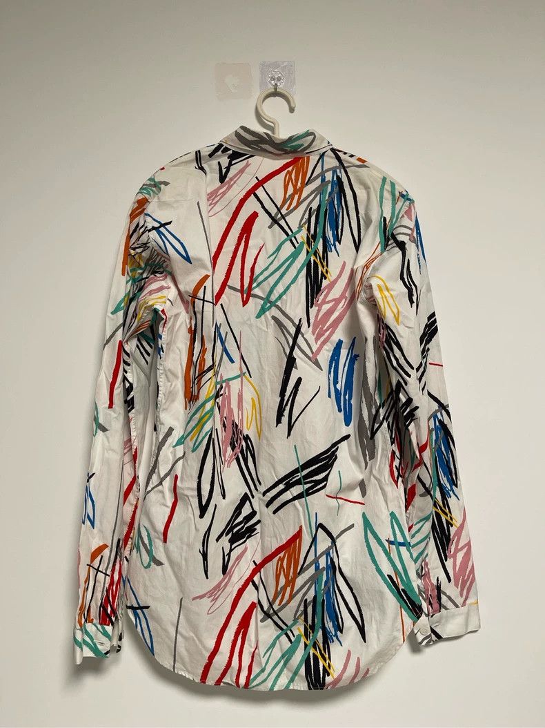 Dior Dior Size 38 Graffiti printed shirt Size 38 2502-Nextarro Size US XXS / EU 40 - 2 Thumbnail