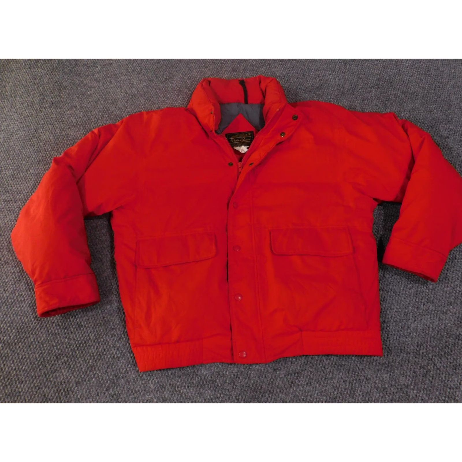 Eddie Bauer Eddie Bauer Jacket Mens Large Red Gore-Tex Goose Down Hooded Insulated Puffer Size US L / EU 52-54 / 3 - 3 Thumbnail