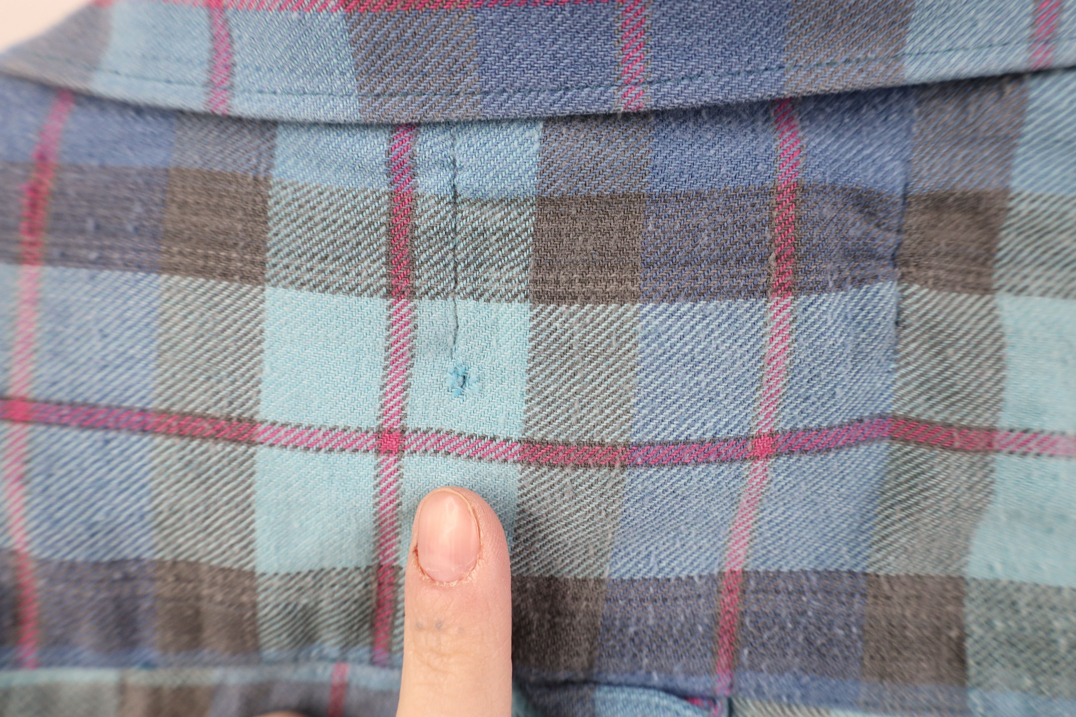 Vintage Vintage 90s Streetwear Collared Button Shirt Blue Plaid Size US XL / EU 56 / 4 - 7 Thumbnail