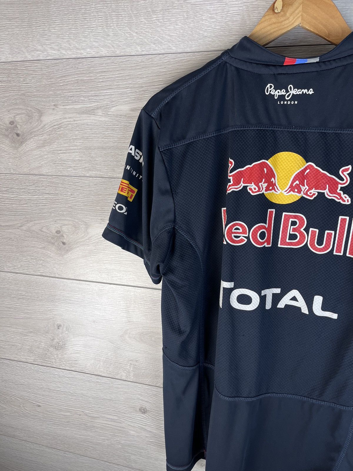 Red Bull Pepe Jeans Red Bull Racing Jersey Infiniti Formula One Navy Size US L / EU 52-54 / 3 - 13 Thumbnail