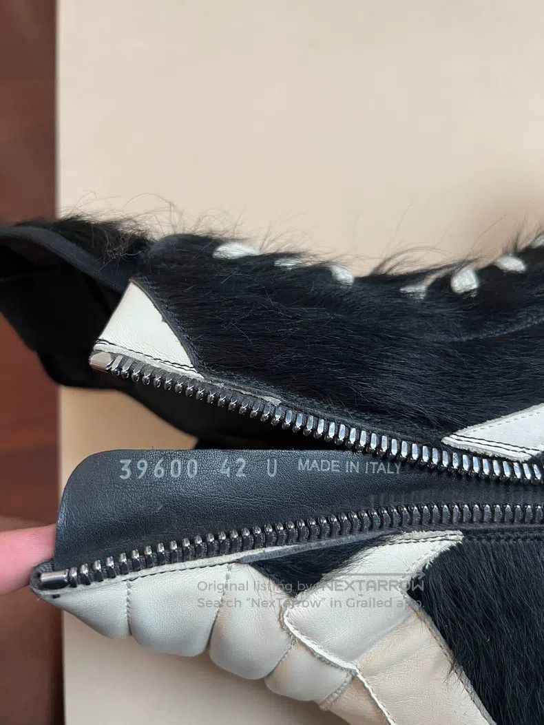 Rick Owens Rick Owens Mainstream Horsehair Inverted Triangle Size US 9 / EU 42 - 4 Thumbnail