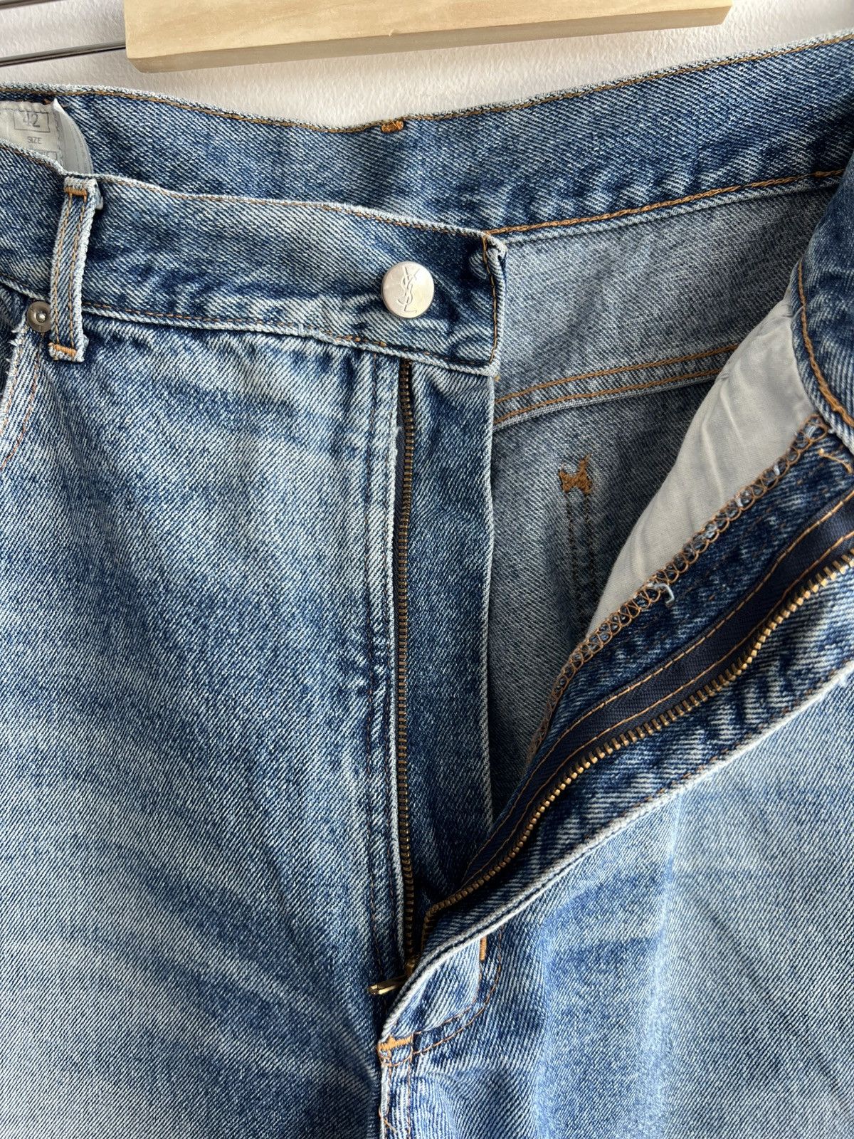 Yves Saint Laurent Vintage Yves Saint Laurent YSL Mens Blue Denim Jeans Pants Size US 39 - 13 Thumbnail