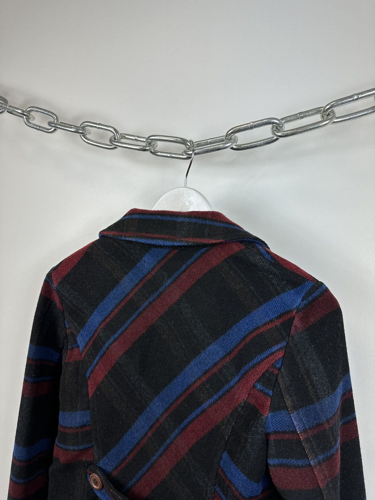 Iceberg Vintage 90s Iceberg Checkered Luxury Designer Blazer Jacket Size M / US 6-8 / IT 42-44 - 9 Thumbnail