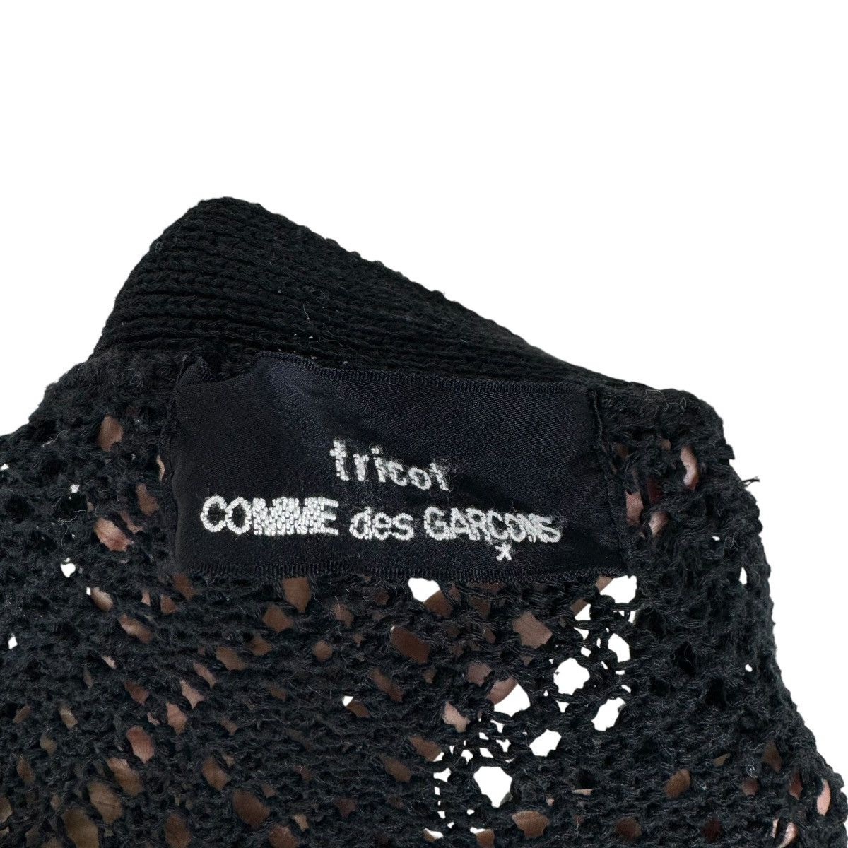 Comme des Garcons ❄️CDG TRICOT FISHNET SS1988 CROPPED JACKET Size S / US 4 / IT 40 - 8 Thumbnail
