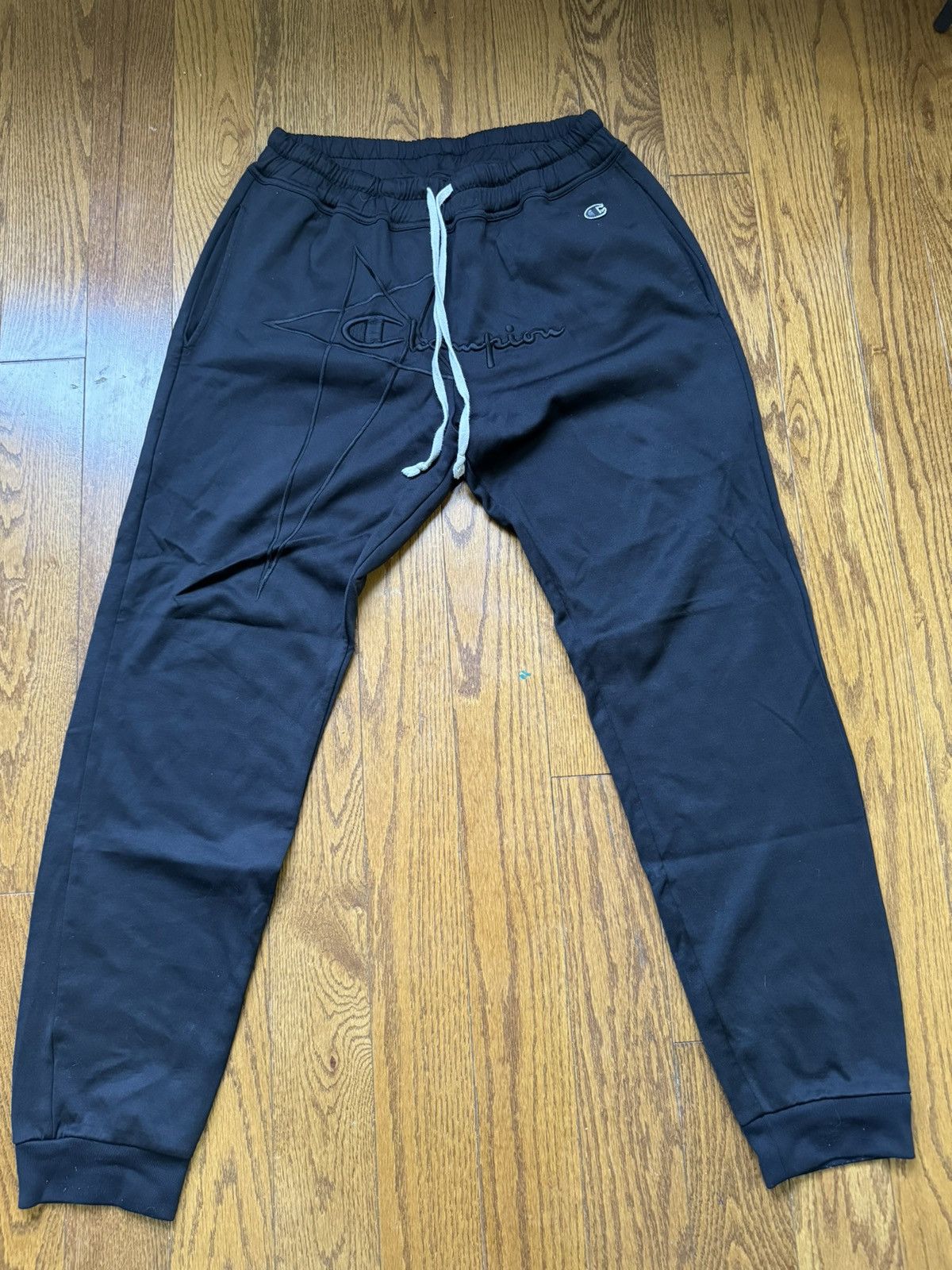 image of Rick Owen X Champion in Black, Men's (Size 32)