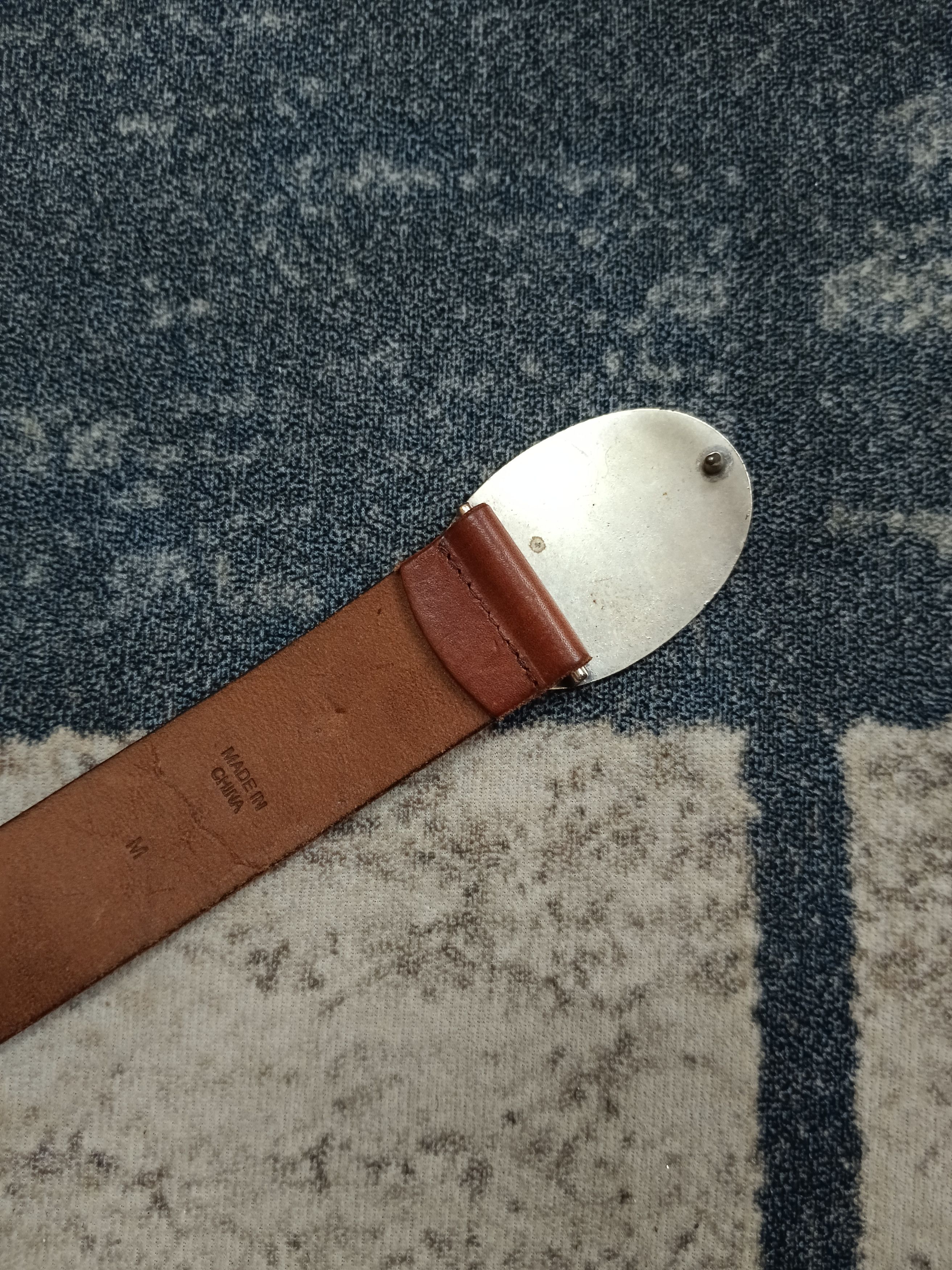 Leather POLO JEANS CO. RALPH LAUREN LEATHER BUCKLE BELT Size ONE SIZE - 8 Thumbnail