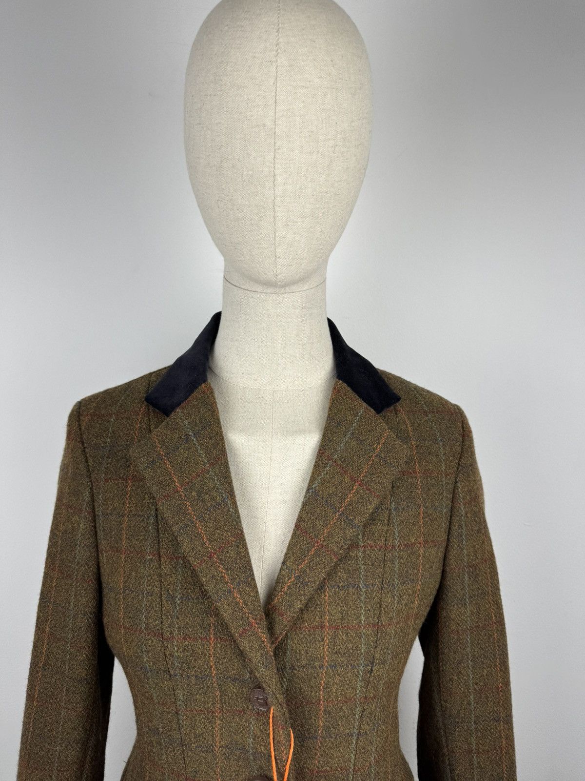 Vintage Woman’s Aubrion Saratoga Tweed Hacking Show Jacket size 10 Size L / US 10 / IT 46 - 2 Thumbnail