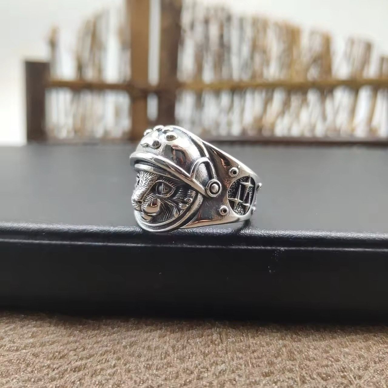Jewelry Retro Cute Kitten Knight Cat Ring Size ONE SIZE - 7 Thumbnail