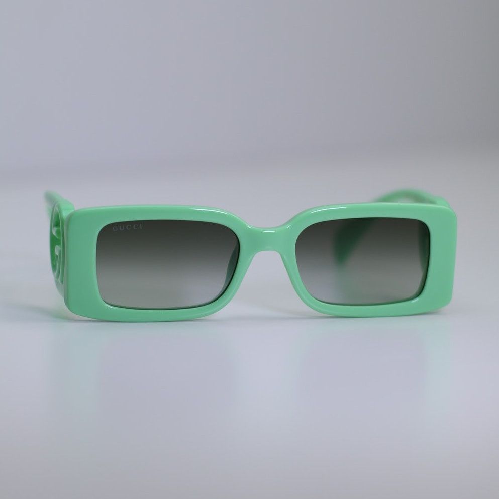 Gucci NEW Gucci Sunglasses GG1325S 004 Green / Green Gradient Size ONE SIZE - 5 Thumbnail