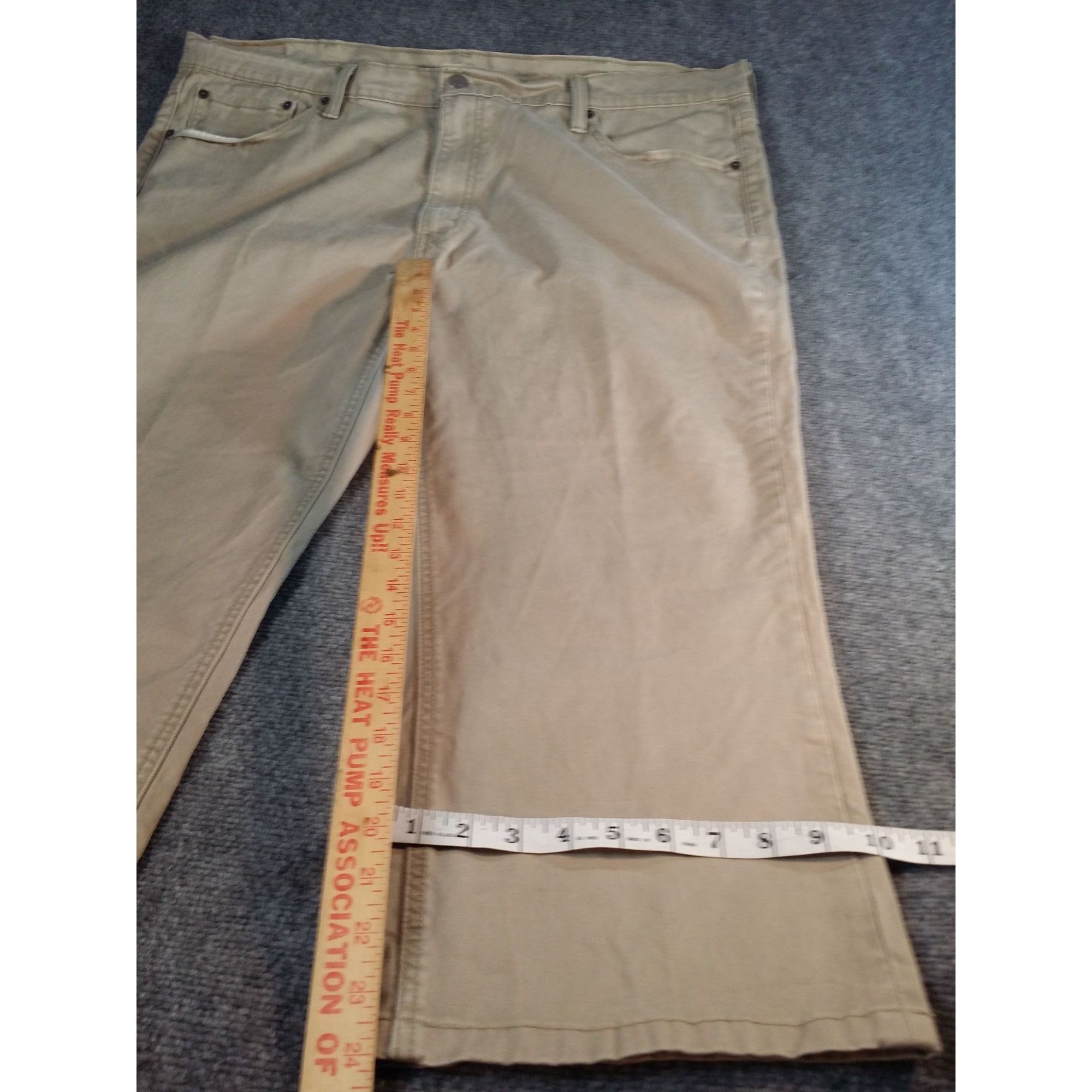 Levi's Levi's 541 Jeans Men Sz 42 X 32 Khaki Beige Denim White Labe Size US 42 / EU 58 - 5 Thumbnail