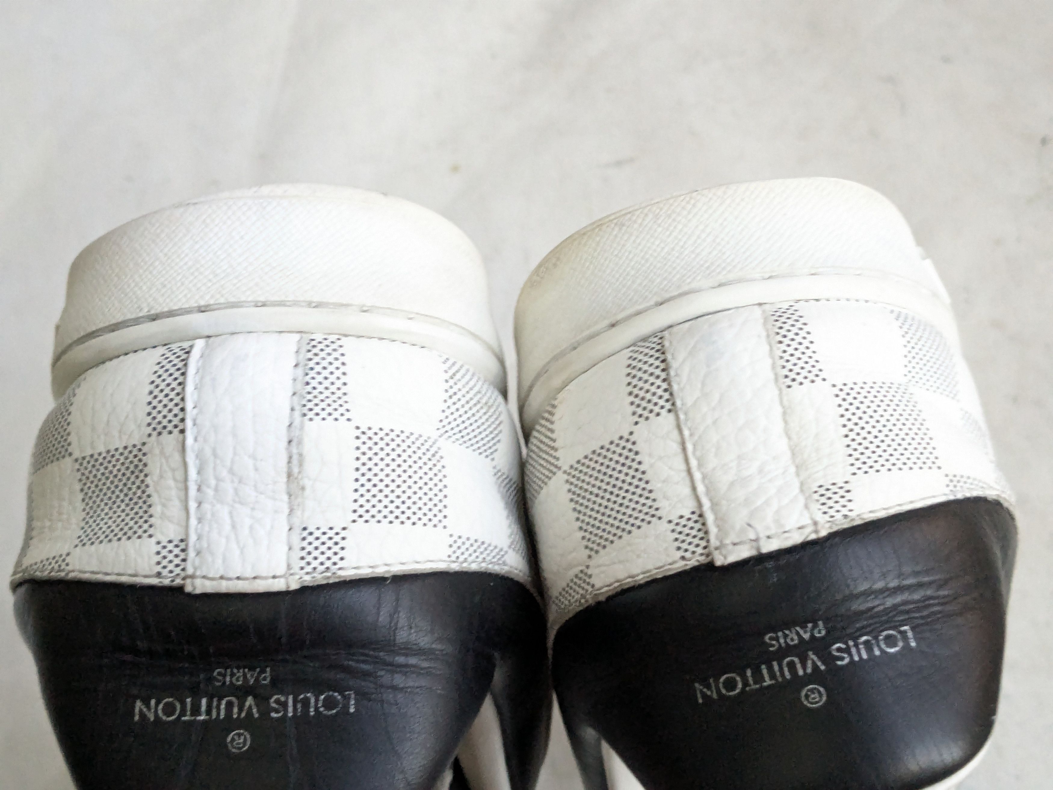 Louis Vuitton Louis Vuitton Sneakers White 10 Monogram Logo High Tops Size US 10 / EU 43 - 13 Thumbnail