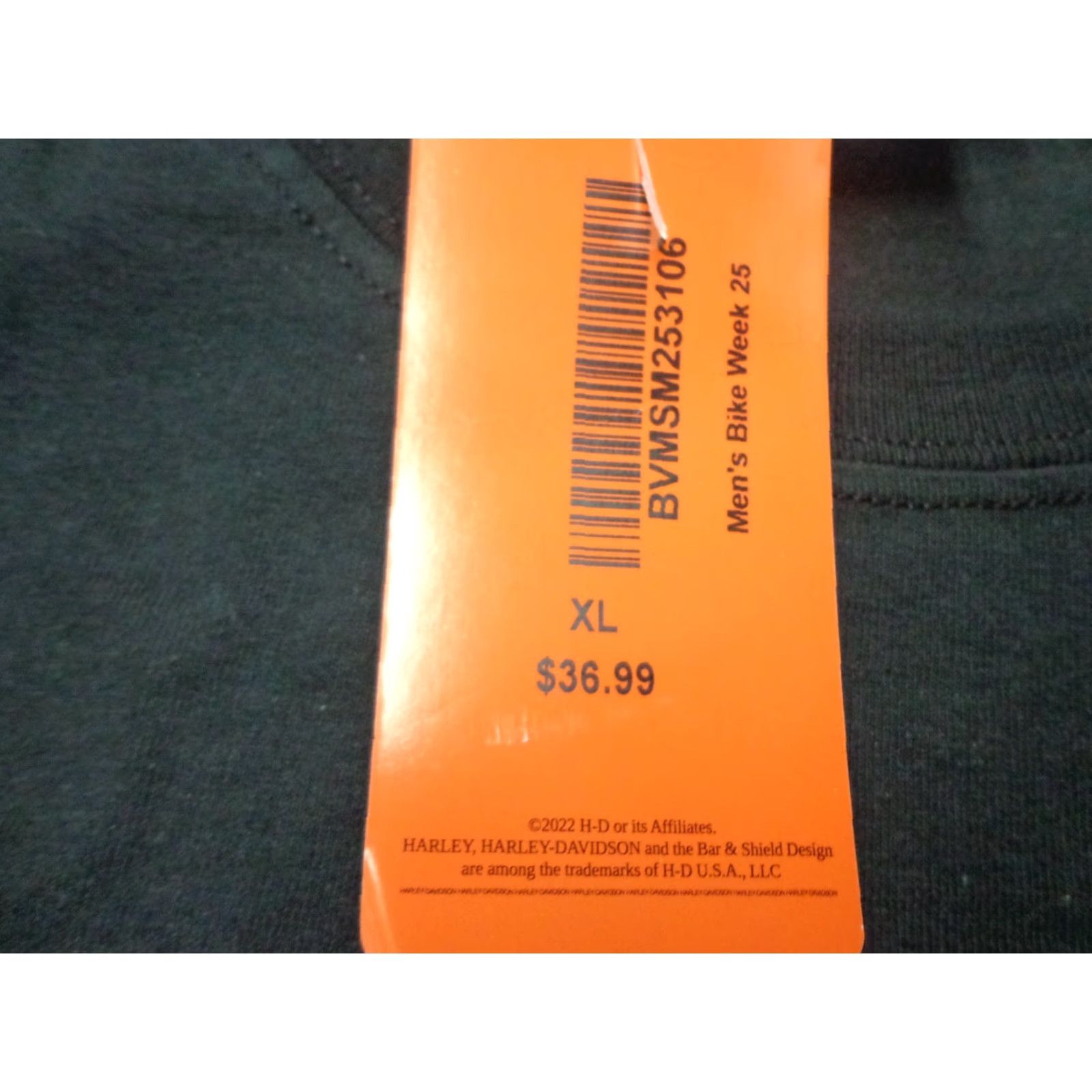 Harley Davidson Harley-Davidson T-Shirt Harley-Davidson Smoky Mountain Motorcycle 2025 Bike Week Black XL Men Short Sleeve Crew Neck Graphic Print Vintage No Size US XL / EU 56 / 4 - 6 Thumbnail
