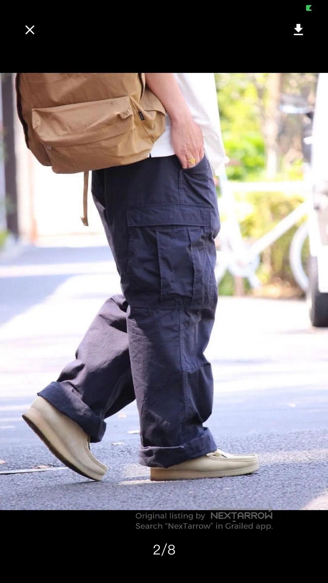 Nanamica Nanamica Cargo Pants in Navy Blue. Size US 32 / EU 48 - 5 Thumbnail