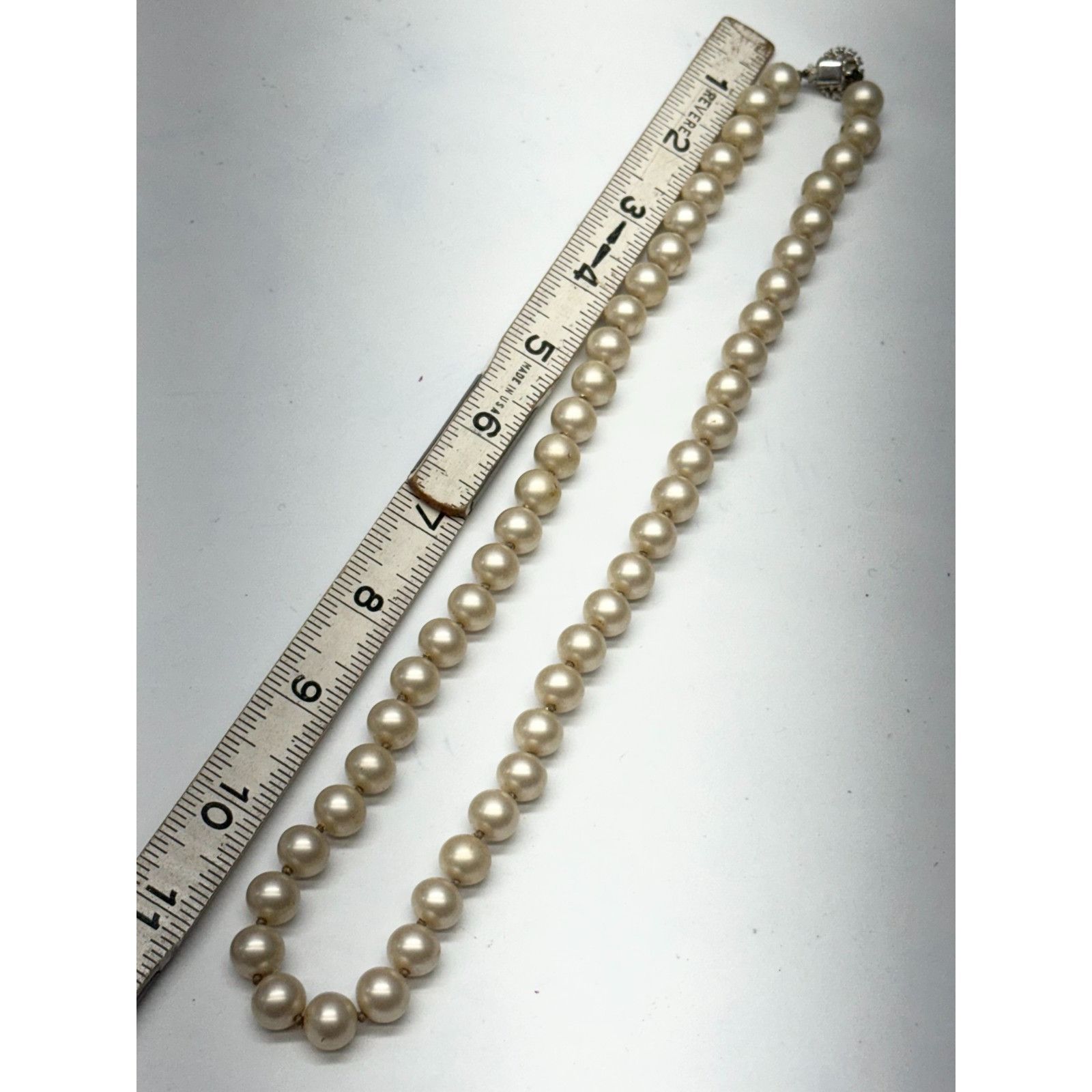 Vintage Vintage faux pearl beaded necklace Size ONE SIZE - 4 Thumbnail