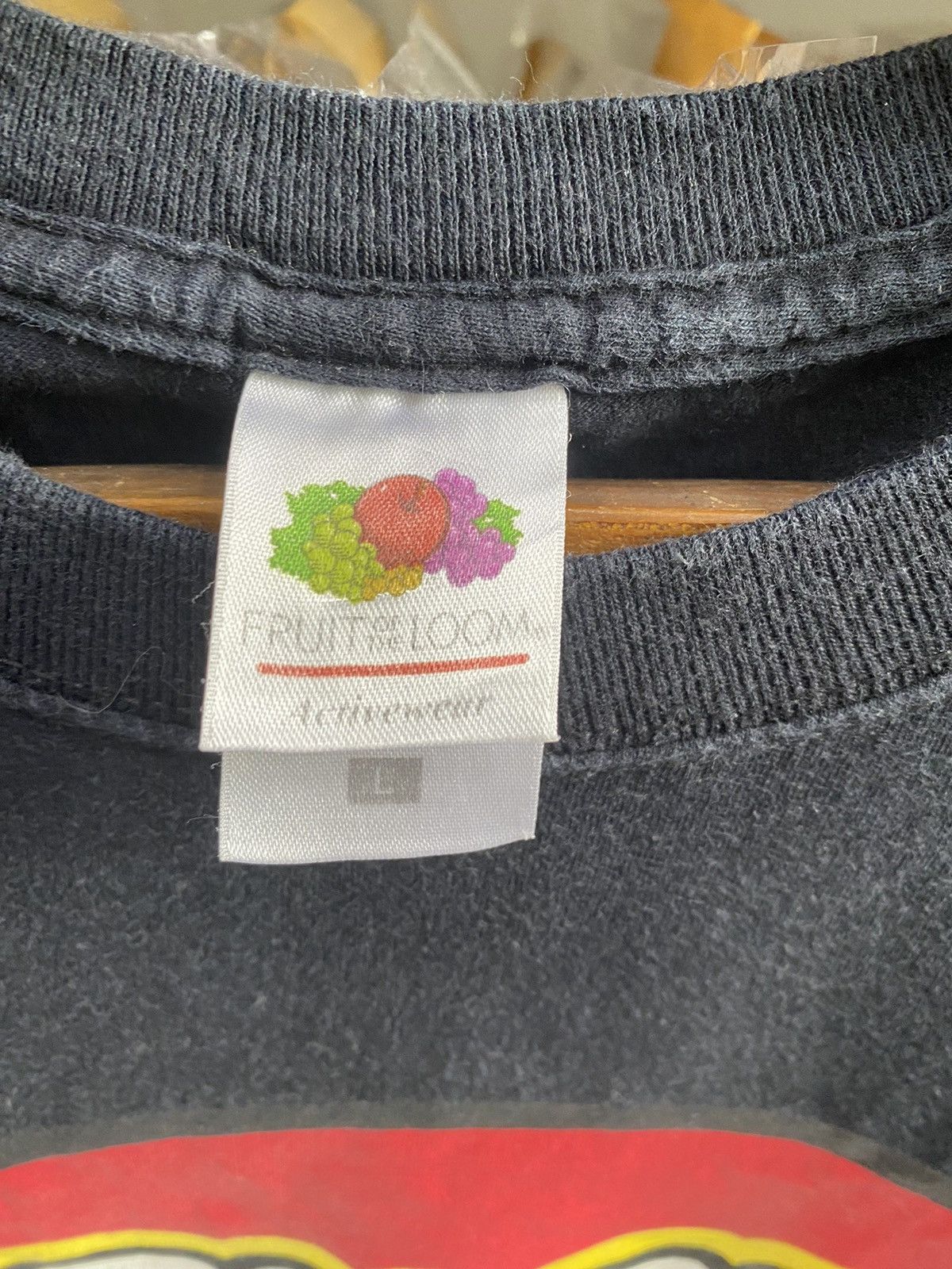 Vintage FUCK TSHIRT Size US L / EU 52-54 / 3 - 3 Thumbnail