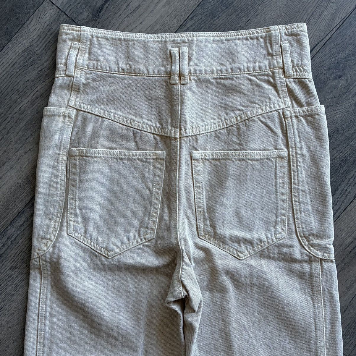 Isabel Marant Etoile Isabel Marant ÉTOILE Tess Boyfriend Beige Denim Pants Size 26" / US 2 / IT 38 - 9 Thumbnail