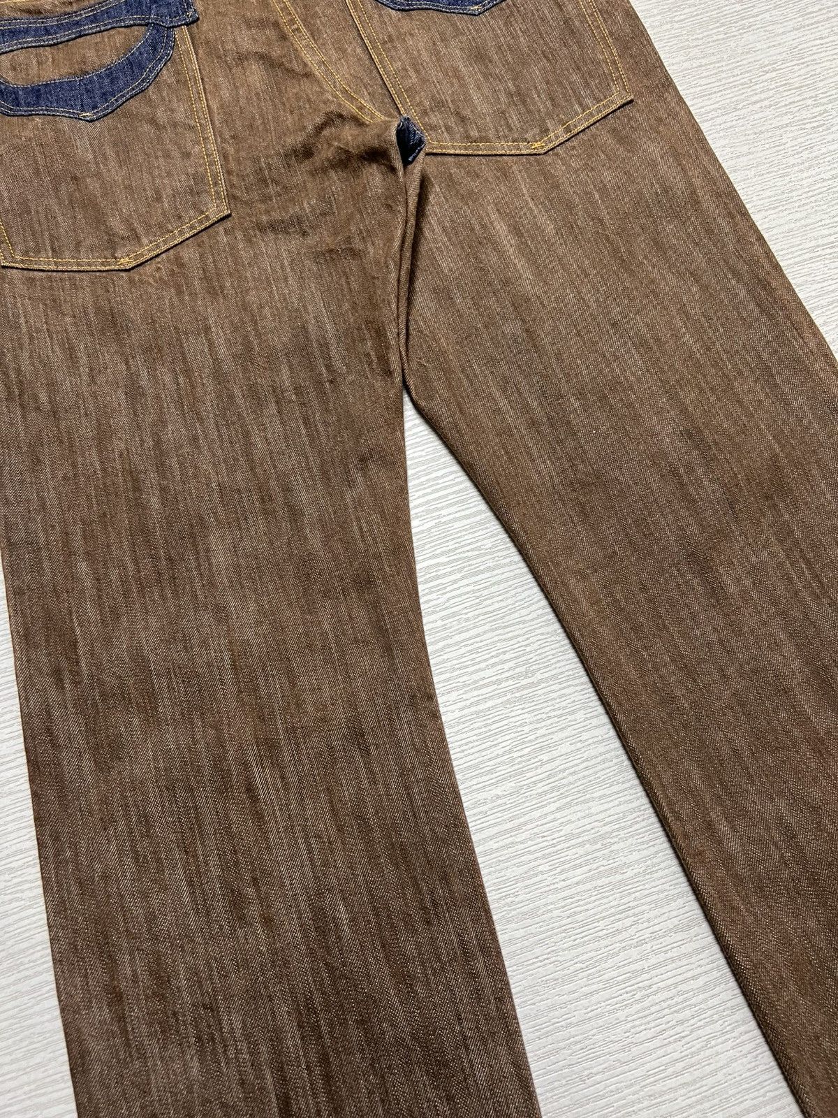 Kapital Kapital - Cinch Back Pocket Detailing Denim Jeans Size US 34 / EU 50 - 8 Thumbnail