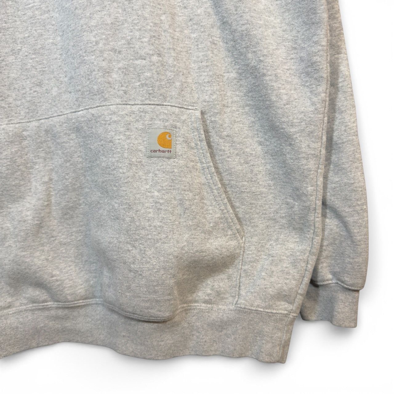 Carhartt Vintage 90s Carhartt Basic Logo Grey Hoodie Size US M / EU 48-50 / 2 - 2 Thumbnail