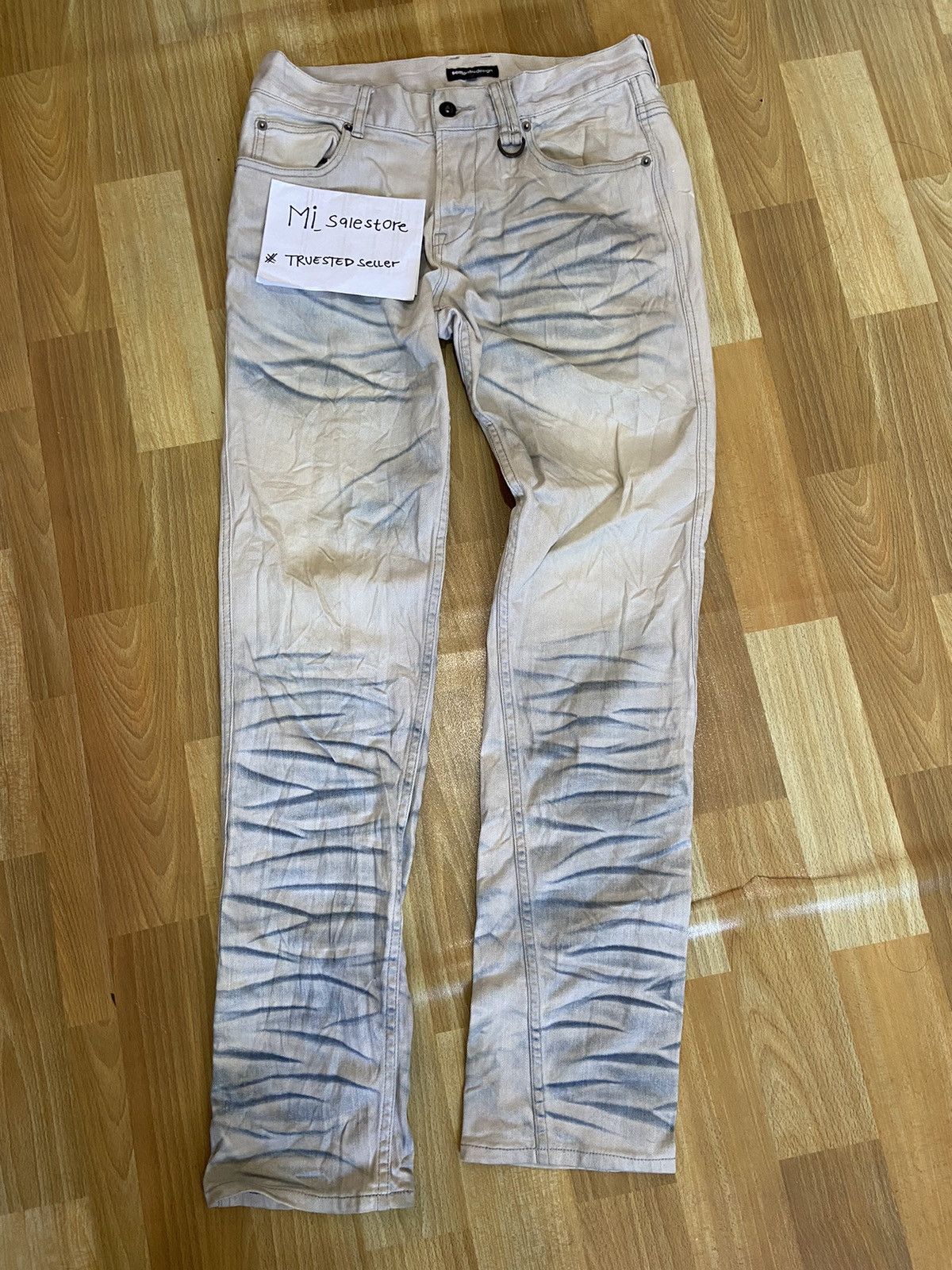 Rick Owens Drkshdw semantic design denim pants y2k jpg undercover style Size US 30 / EU 46 - 11 Thumbnail