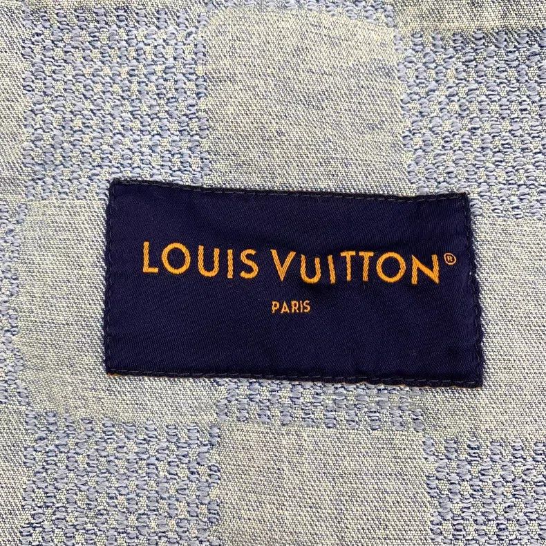 Louis Vuitton Louis Vuitton 25 Light Blue Checkerboard Cotton Lapel Sing Size US S / EU 44-46 / 1 - 5 Thumbnail