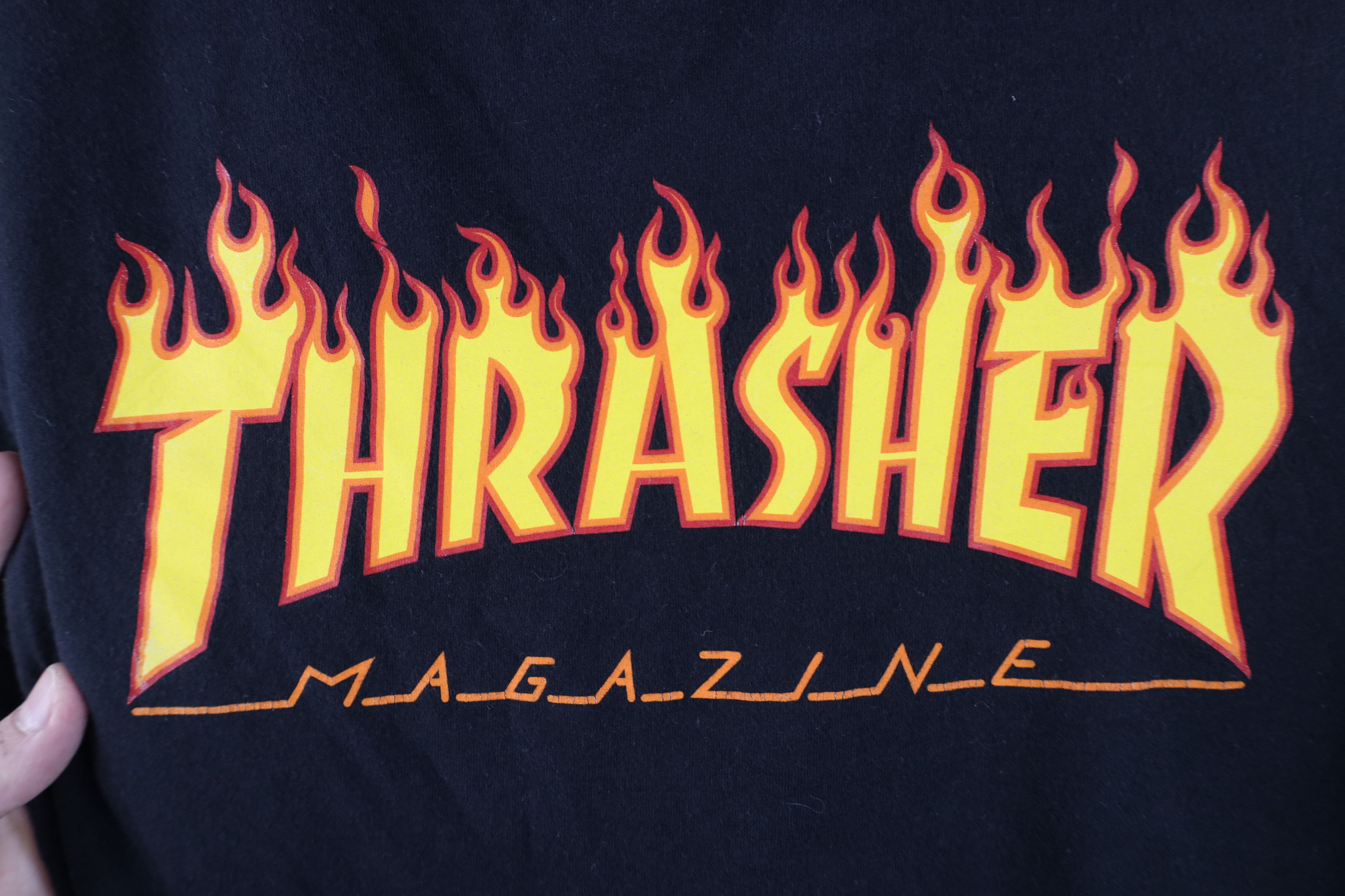 Thrasher Vintage Y2K Thrasher Magazine Skateboard Fire Flames T-Shirt Size US S / EU 44-46 / 1 - 4 Thumbnail