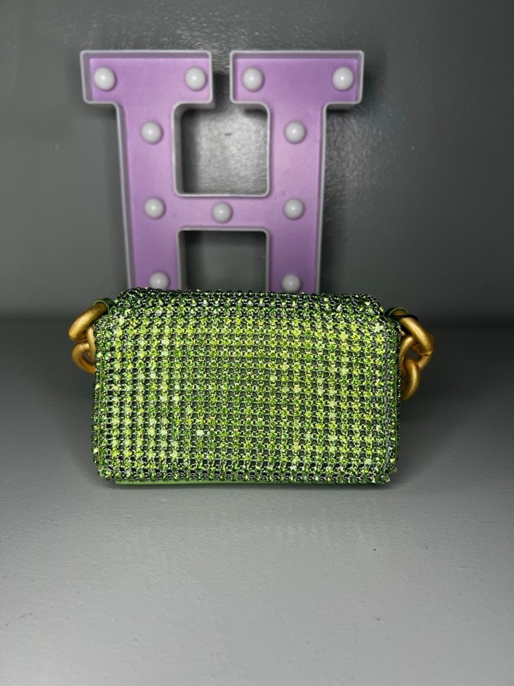 Brandon Blackwood Brandon Blackwood Micro Nia Green Crystal Size ONE SIZE - 10 Thumbnail
