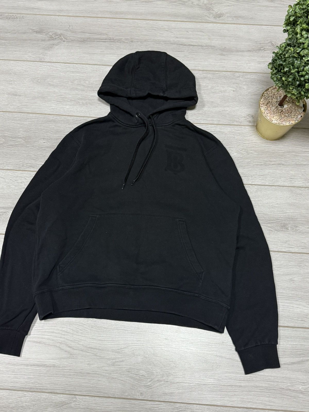 Burberry Burberry TB big logo hoodie London England Size US M / EU 48-50 / 2 - 2 Thumbnail