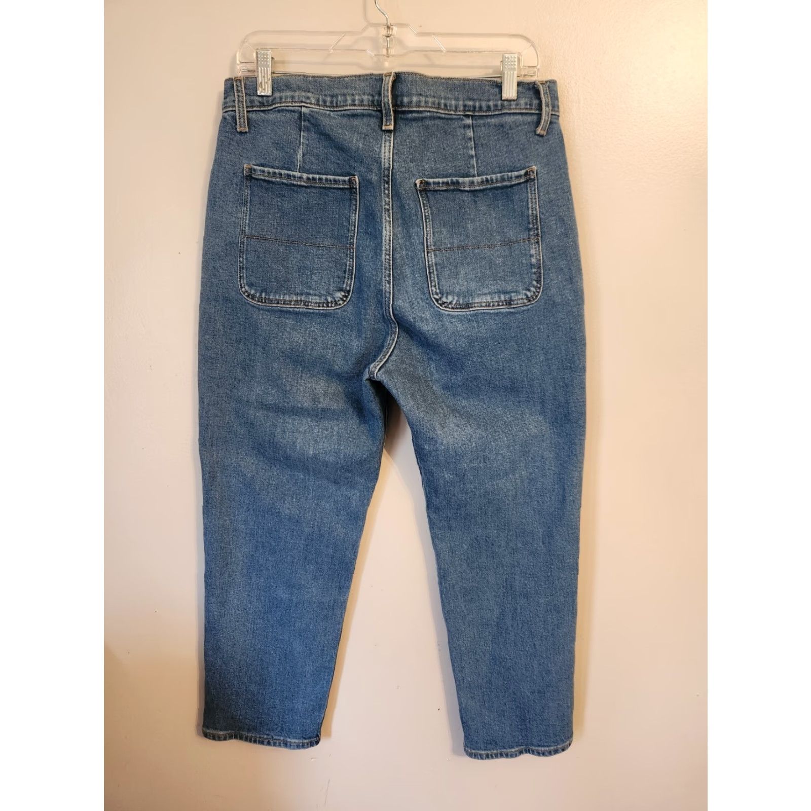 Old Navy Old Navy Sky Hi Straight Extra High Rise Secret Slim Jeans Womens Size 12 Petite Size 24" / US 00 / IT 34 - 5 Thumbnail