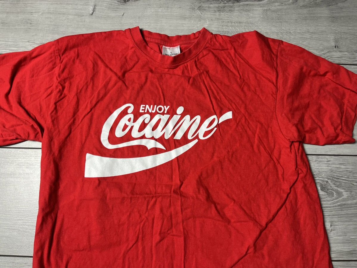 Coca Cola Vintage coca cola cocaine Tshirt humor size Large Size US L / EU 52-54 / 3 - 3 Thumbnail