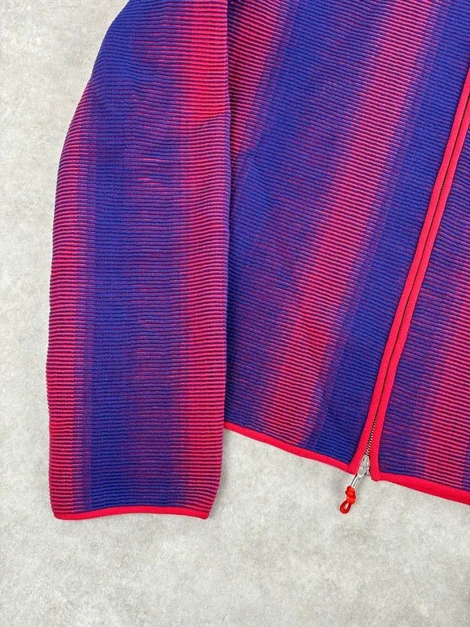 Giorgio Armani Giorgio Armani Red & Blue Gradient Zip-up Jacket Size S / US 4 / IT 40 - 9 Thumbnail