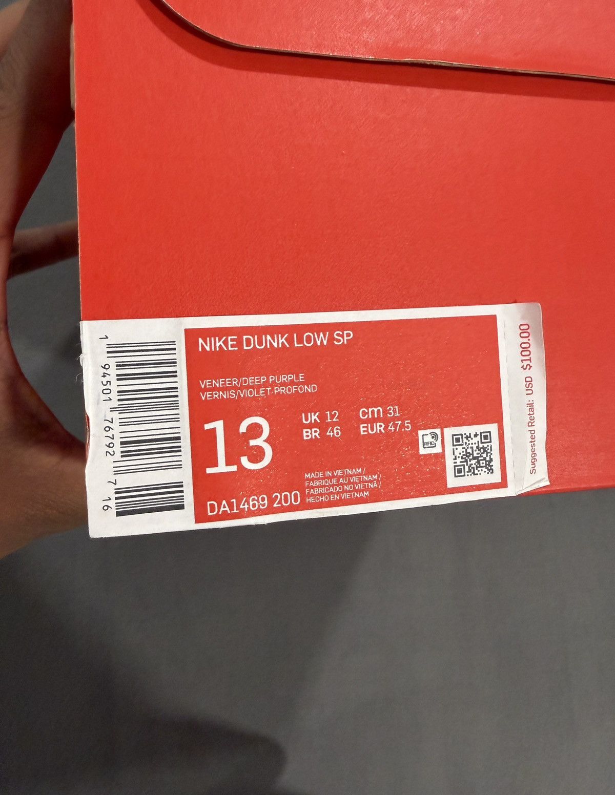 Nike Nike Dunk Low SP Retro Veneer 2020 Size 13 Authentic Used Size US 13 / EU 46 - 18 Thumbnail