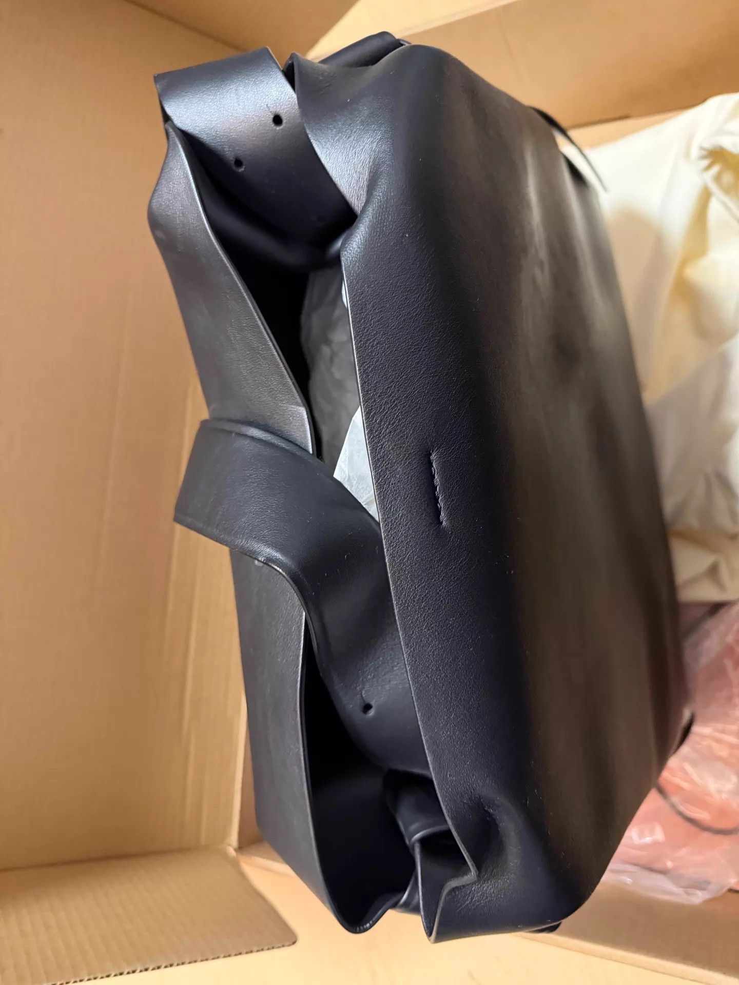 Acne Studios Acne Studios Musubi Large Black 100% Italian Leather Tote Size ONE SIZE - 6 Thumbnail