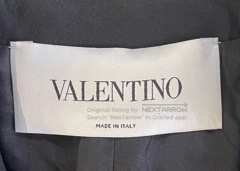 Valentino Valentino Single-breasted comfortable solid color lace lo Size XS / US 0-2 / IT 36-38 - 5 Thumbnail