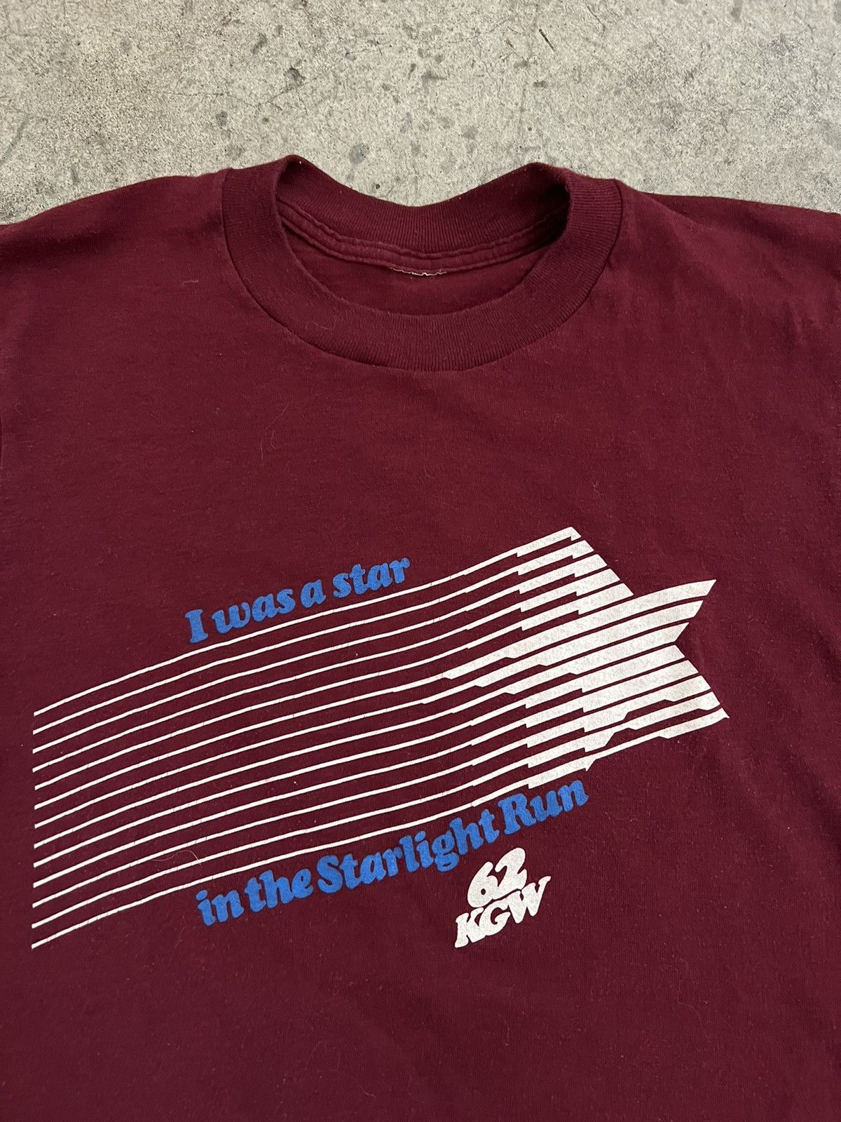 Vintage Vintage 80s I was a star in the starlight run marathon XS Size US XS / EU 42 / 0 - 3 Thumbnail