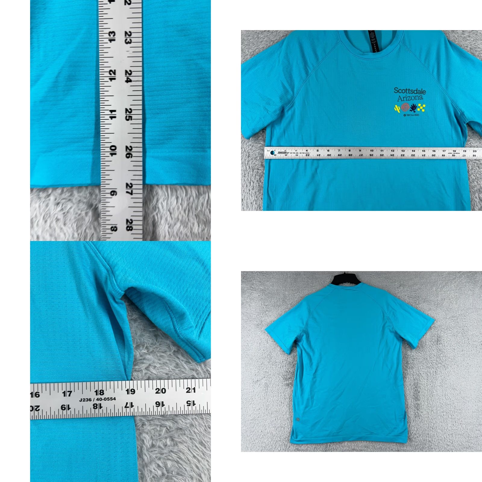 Lululemon Lululemon Shirt Men Medium Blue 10K Tour Scottsdale Arizona 2023 Short Sleeve Shirt T-Shirt Mens Blue Logo Vintage: No Size US M / EU 48-50 / 2 - 9 Thumbnail
