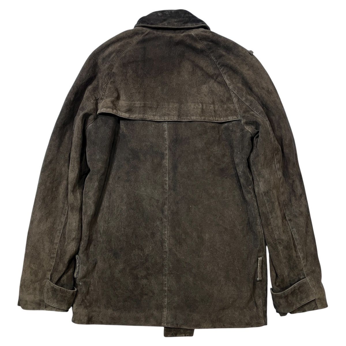 Helmut Lang HELMUT LANG 2004AW Suede Leather Coat Jacket Size US S / EU 44-46 / 1 - 10 Thumbnail