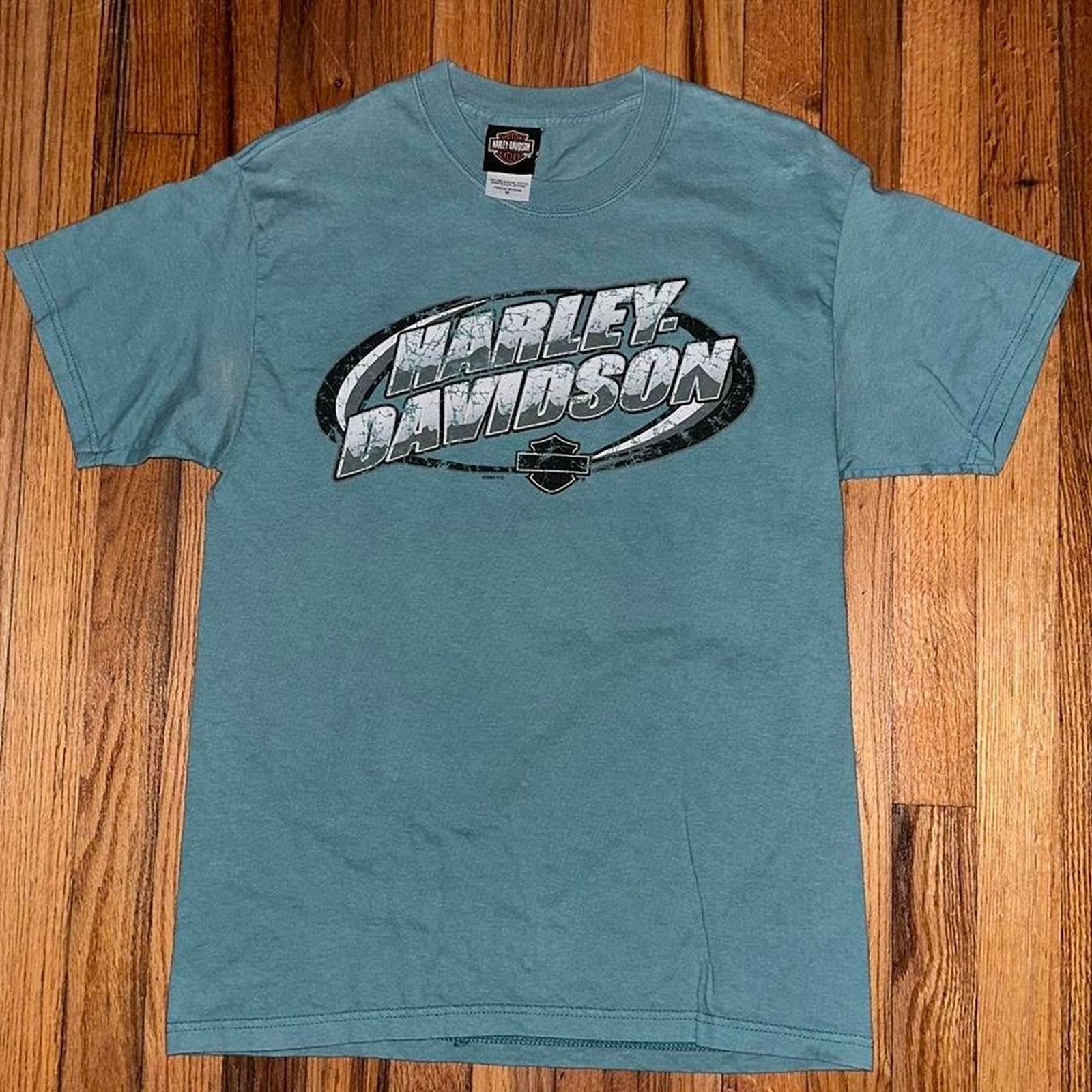 Harley Davidson Vintage 2004 Harley Davidson Motorcycles Burlington NC Tee M Size US M / EU 48-50 / 2 - 1 Thumbnail